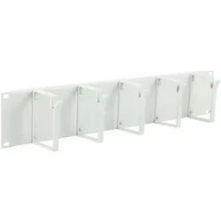 Lanview 2U 19" CABLE ORGANIZER PANEL, Serverschrank Zubehör, Weiss