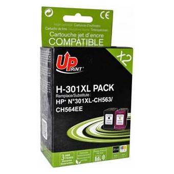Print Tusz UPrint H-301XL-PACK / CH563EE+CH564EE (black, color) (BK, Color) (32868384)