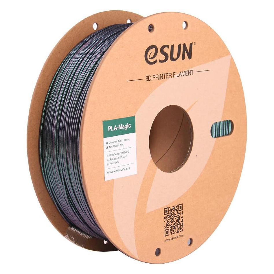 eSUN ePLA-Magic Dark Twinkling Grün Filament 1.75mm 1Kg (PLA, 1000 g, 1.75 mm) (EPLA-MAGIC-P175DTG1)