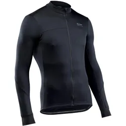 Northwave, Herren, Velotrikot, Force 2 Full Zip Longsleeve Jersey (S), Schwarz