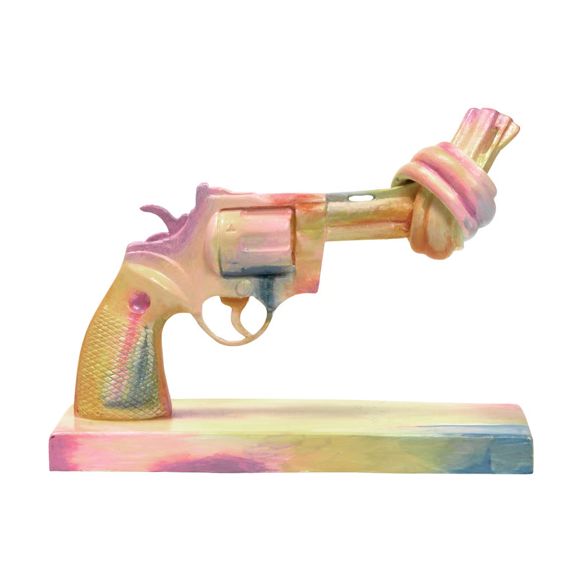Non Violence Acne for Peace sculptuur voor op tafel, Multi, 40 cm