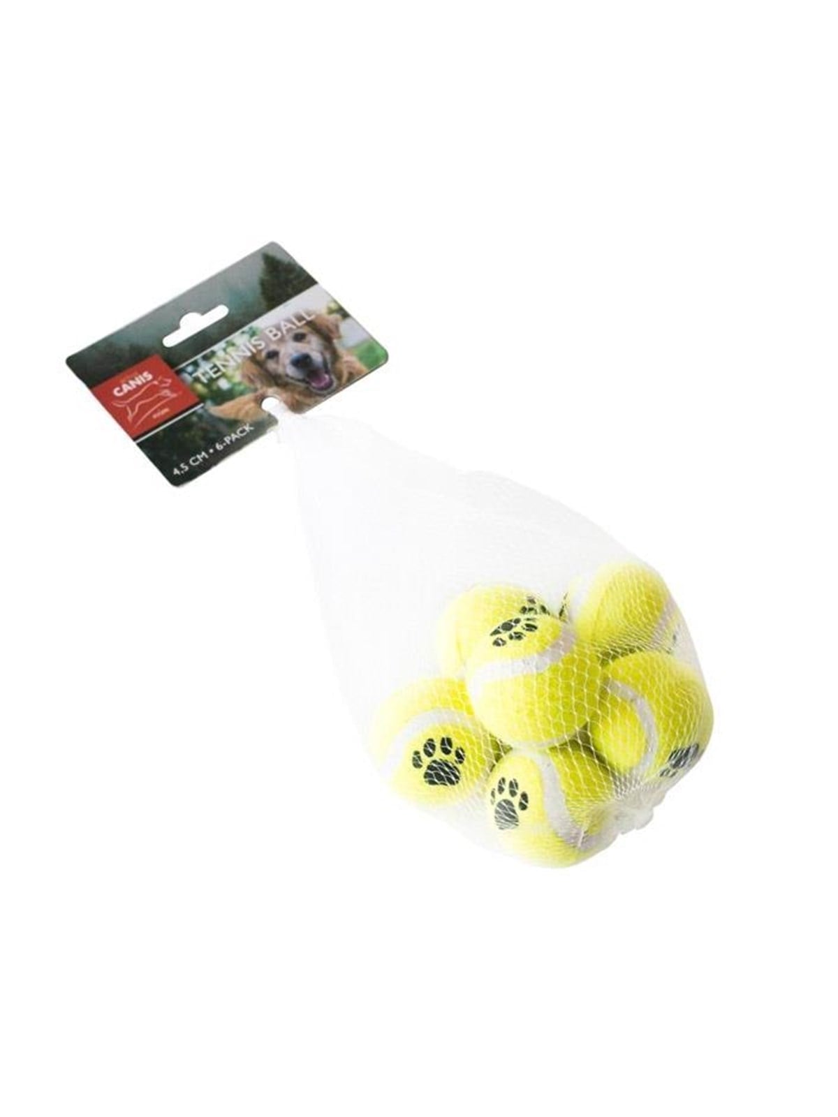 Active Canis Tennisball 4,5 cm 6 Stück