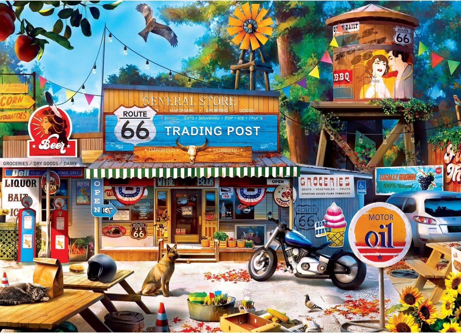 Master Pieces Puzzel Route 66 Trading Post 1000 stukjes