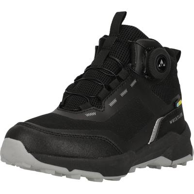 Winterboots WHISTLER "GANGO Q-LOCK KIDS BOOT WP", Mädchen, Gr. 38, Synthetik, schwarz, Schuhe Winterboots, wasserdicht, mit Schnellverschluss, mit Gummilaufsohle
