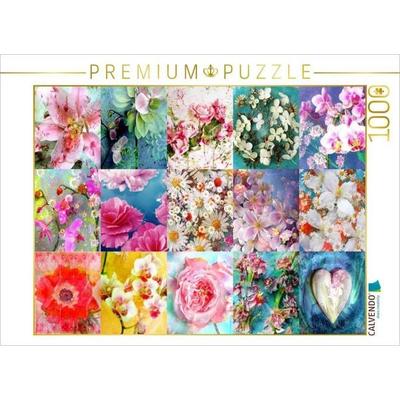 CALVENDO Puzzle Ein Bild aus dem Kalender Leidenschaftliche Blumen | 1000 Teile Lege-Größe 64x48cm Foto-Puzzle für glückliche Stunden, Game von ,