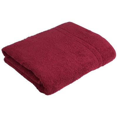 Saunatuch WEWO FASHION "9518ST", rot (rubin), B:80cm L:200cm, Frottee, Frottier, Handtücher, saugstark