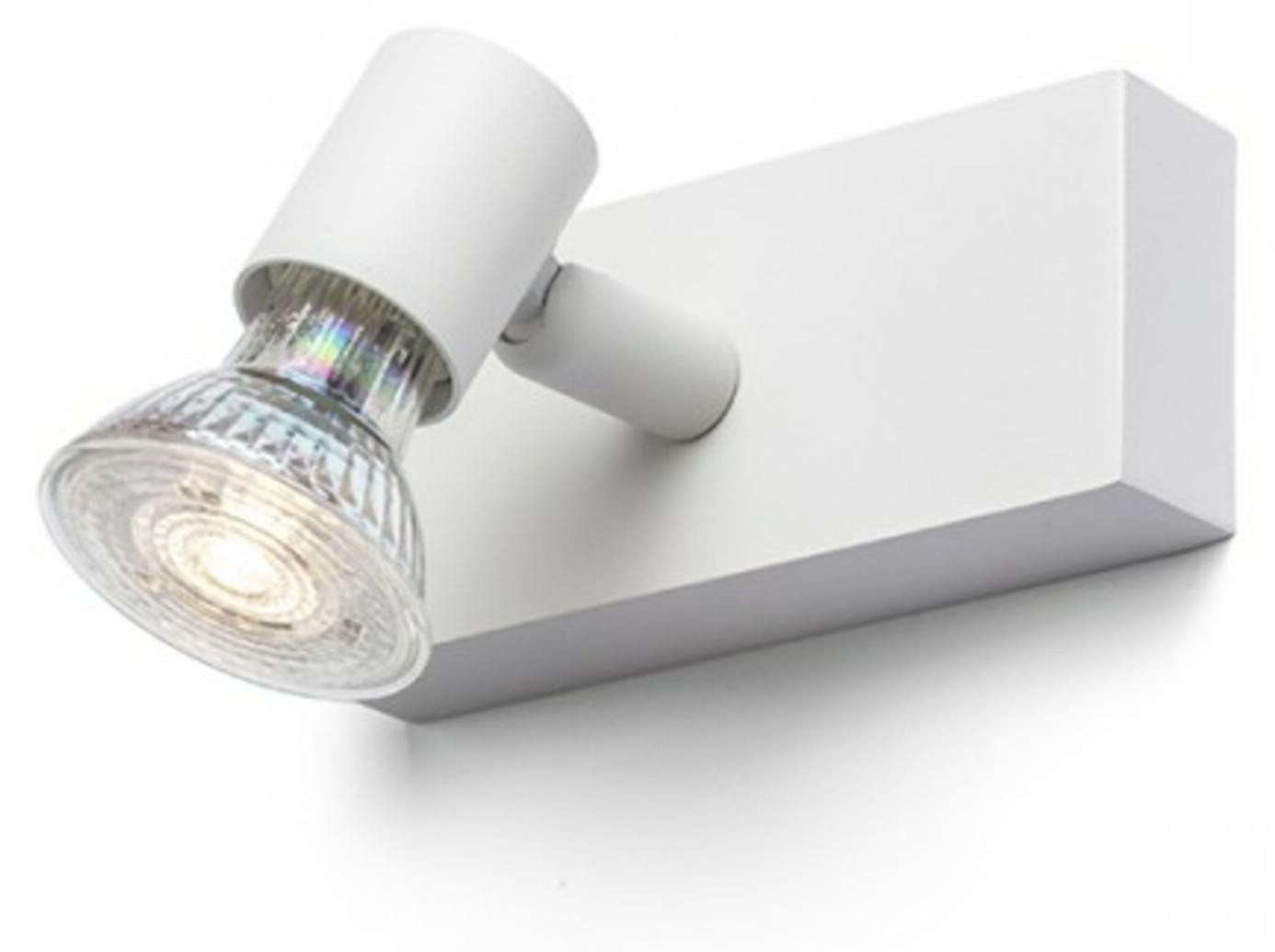 Rendl Trica I Wandlamp wit - Design Wandlamp voor accentverlichting en taakverlichting