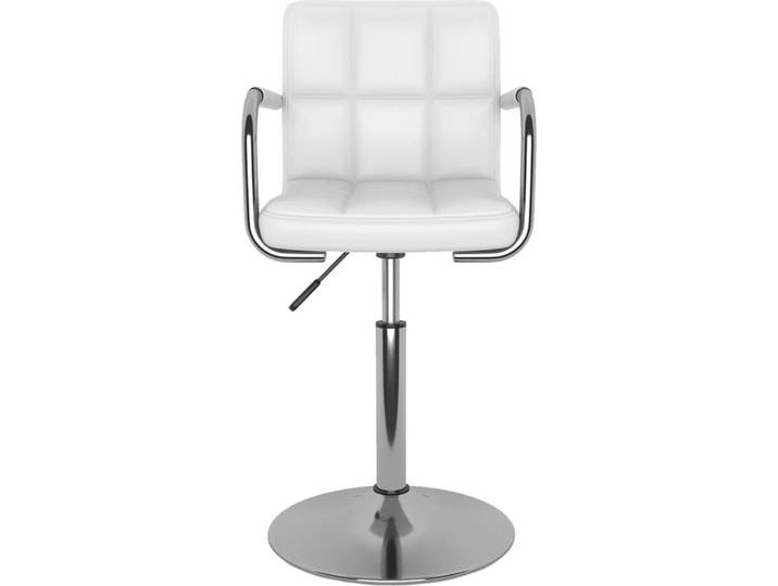 vidaXL Chaise de salle à manger blanche en similicuir