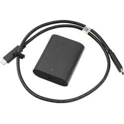 Dell AC Adapter 60w Black (60 W), Notebook Netzteil, Schwarz