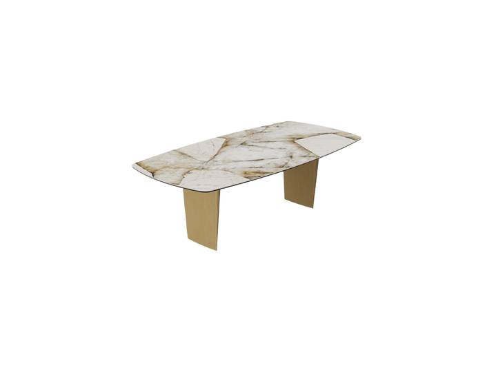 Designer Esstisch „Auguste“ aus Keramik, verschiedene Grössen Akante Design
