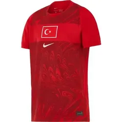 NIKE Kinder Fantrikot Türkei 2026 Heimtrikot, Größe M in Rot Rot