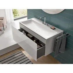 emco Waschbecken evo, 2x Bohrung, 1011 mm, weiss glänzend, 957711432 957711432