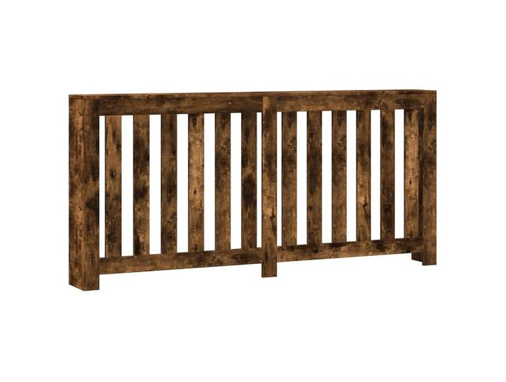 vidaXL Habillage de radiateur chêne fumé 175x20x82 cm Bois composite