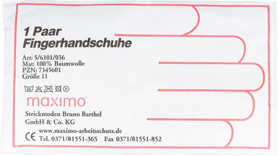 Handschuhe Baumwolle Größe 11 überlänge