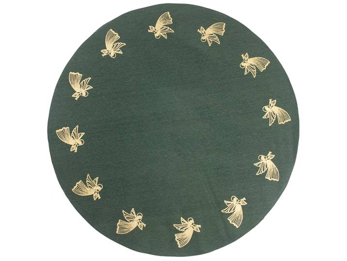 Pluto Design Jupe pour sapin de Noël avec anges volants Vert