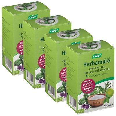 Herbamare Nachf A Vogel Bio x4 4x500 g Salz