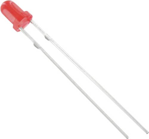 HuiYuan 3004R2D-EPC-S LED bedrahtet Rot Rund 3mm 75 mcd 60° 20mA