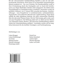 Familienstiftungen – neue Perspektiven, Fachbücher von Thomas Sprecher, Lukas von Orelli
