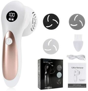 Uplift Essentials Precision Electric Power Callus Remover & Heel Restorer white