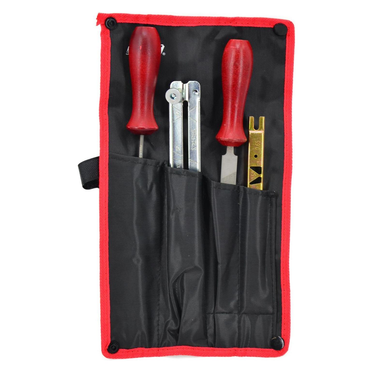 Awtools ZESTAW DO OSTRZENIA ŁAŃCUCHA 4,0 mm 4 elementy (4 Teile) (35617001)