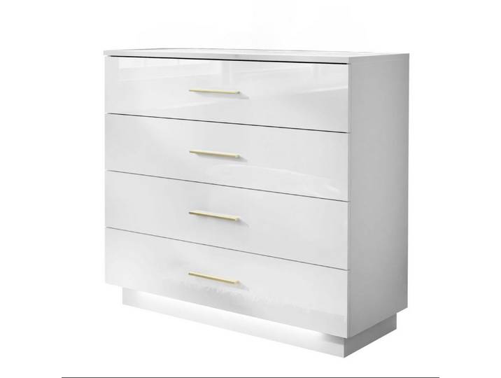 Lookway Kommode LINA mit goldenen Griffen, 95x90x85