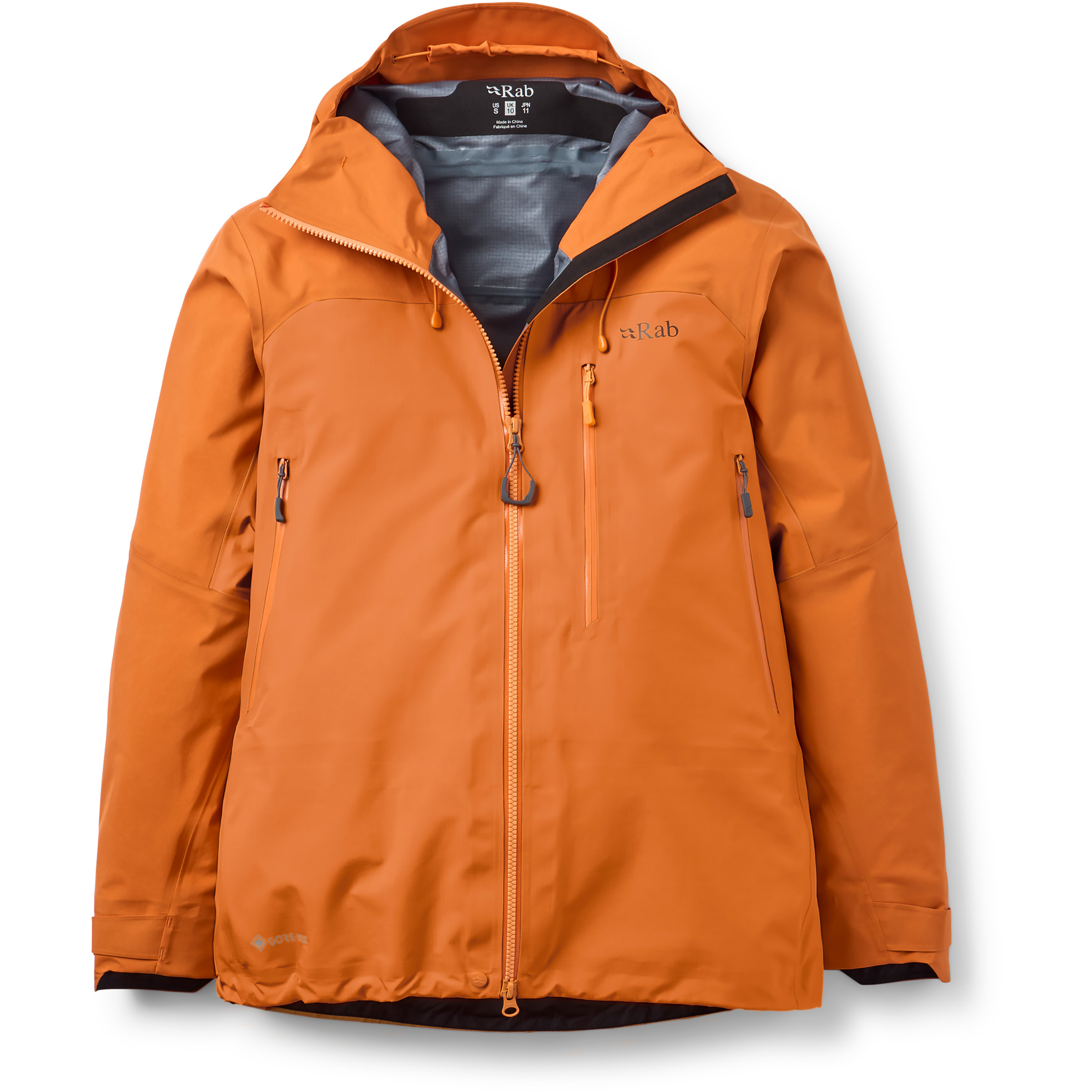 Rab Latok Mountain GTX Damen Regenjacke orange Größe XS Trekking Winddicht Wasserabweisend