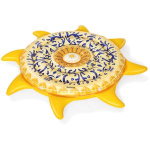 Bestway Luftmatratze 43391 Mediterrane Sonne, 226cm, mit Motiv, für 1 Person