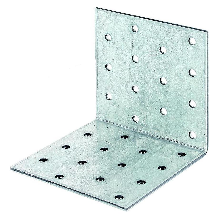 Alberts Lochplattenwinkel 60 x 60 x 60 mm, sendzimirverzinkt, 1 Stck (Eckwinkel, Lochplattenwinkel, 1 Stk.) (33075 0)