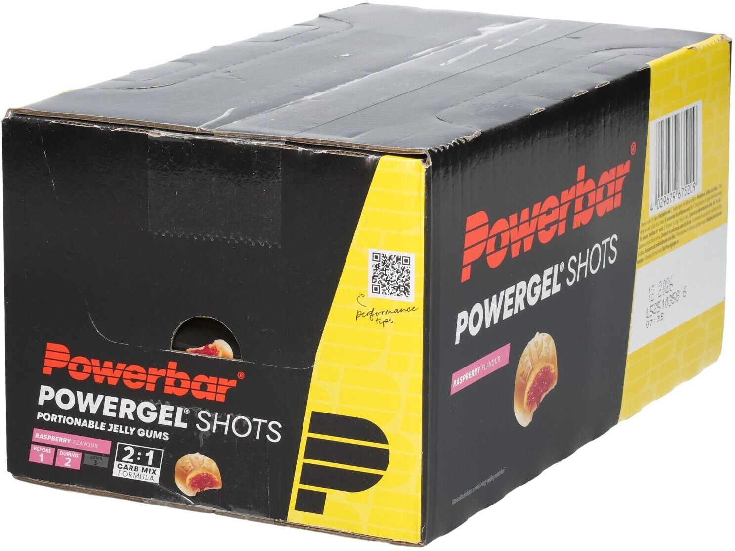 Powerbar Powergel Shots Raspberry 24x60 g Gummibärchen