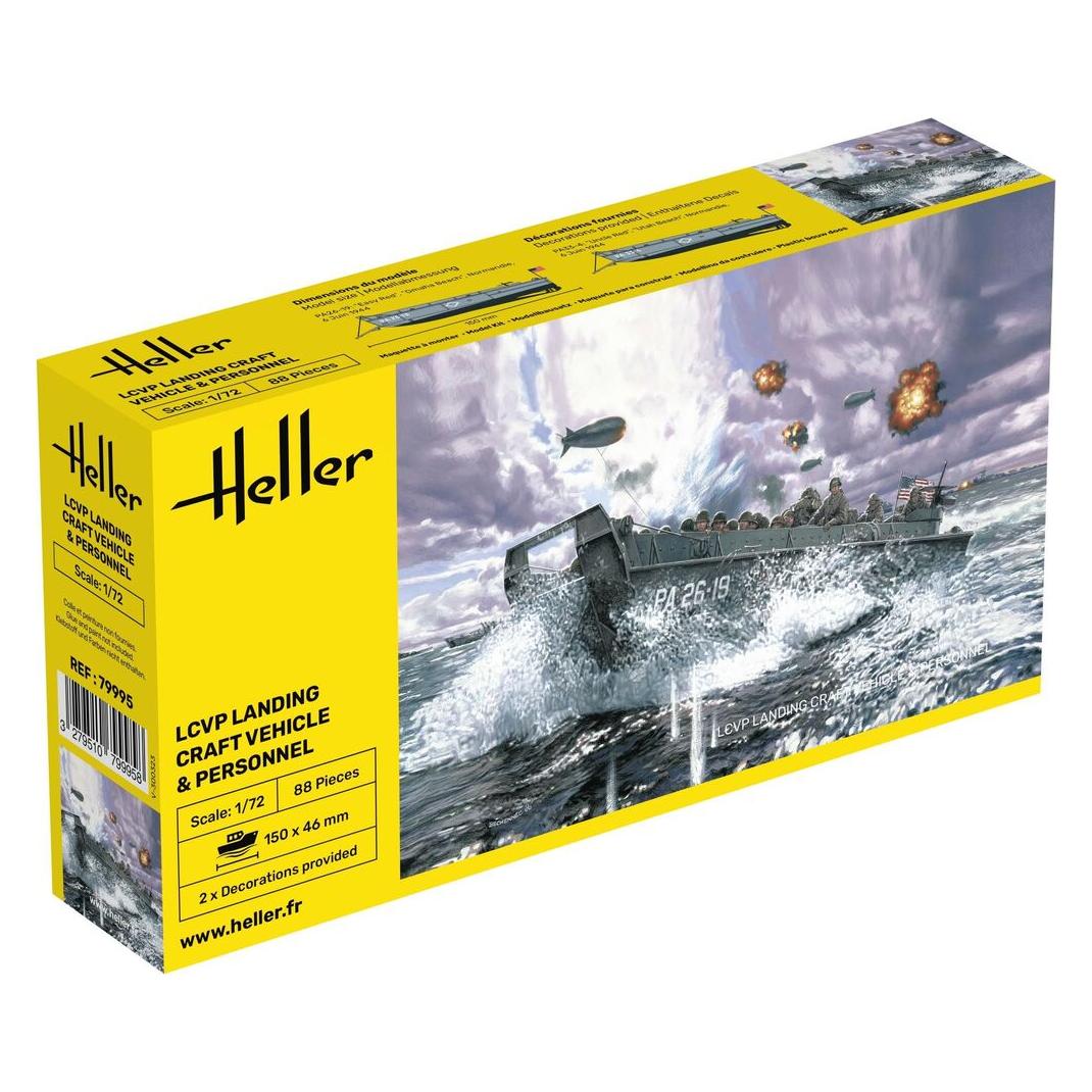 Heller LCVP Landungsboot mit Besatzung (79995)