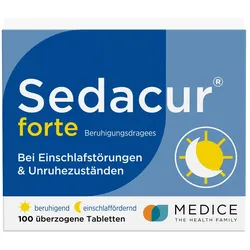 Sedacur forte bei Einschlafstörungen & Unruhezuständen 100 St