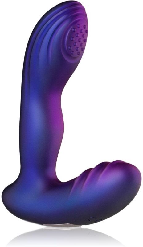 HUEMAN Galaxy Tapping Butt Plug Plug anal à vibrations 14.5 cm