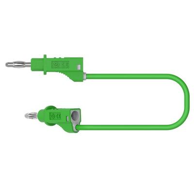 Electro PJP 2117-CD1-50V Messleitung Bananenstecker Bananenstecker 50cm Grün 1St.
