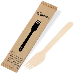 Gabel (aus Holz FSC 100%) 16cm einzeln verpackt