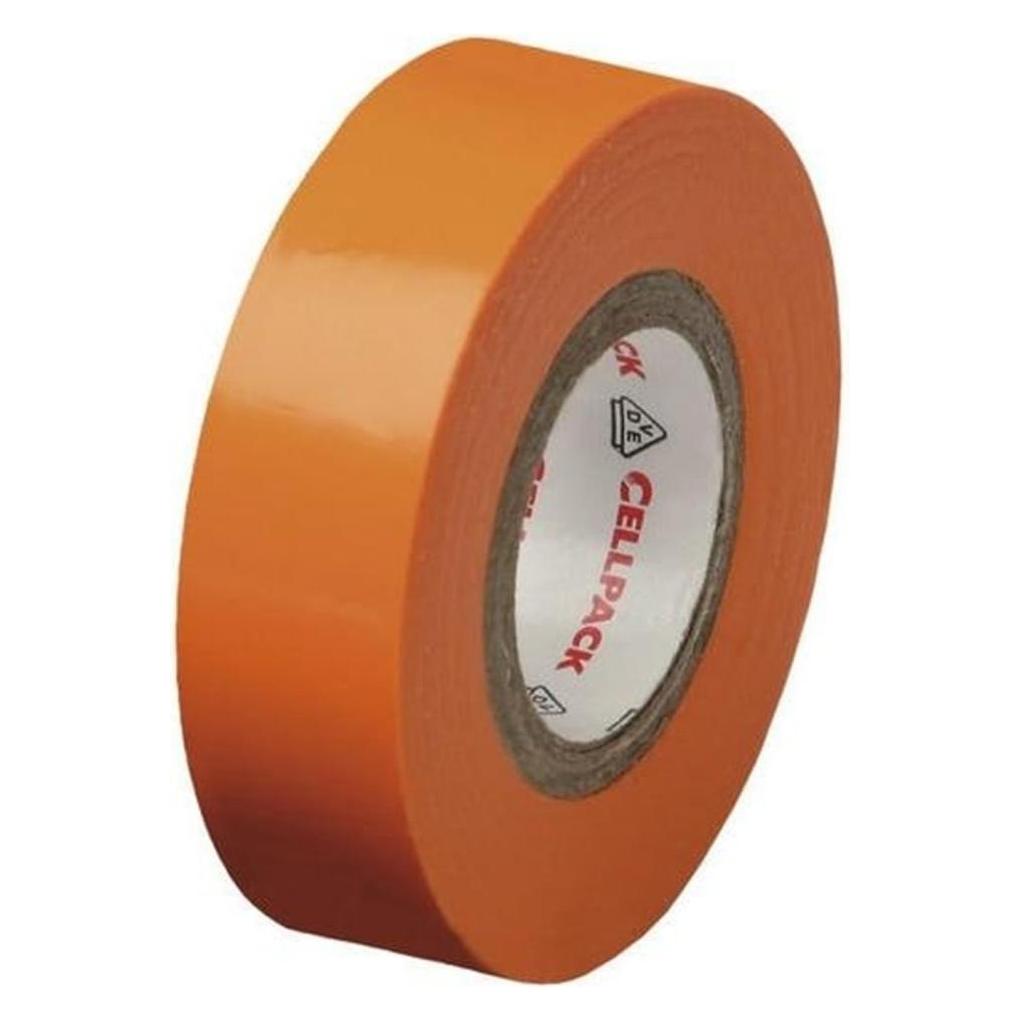 CellPack Isolierband 10 m x 15 mm, Orange (15 mm) (145822)