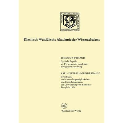 Cyclische Peptide als Werkzeuge der molekularbiologischen Forschung. Grundlagen und Anwendungsmöglichkeiten von Chemilumineszenz, der Umwandlung von