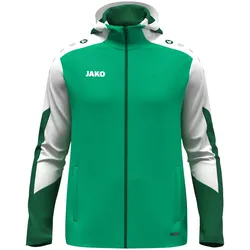 Jako Kapuzenjacke Dynamic grün/weiß/dunkelgrün 116