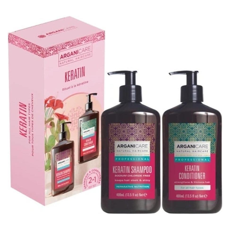 Arganicare Keratin Shampoo And Conditioner Set 2023 (Haarpflege Set) (59842673)