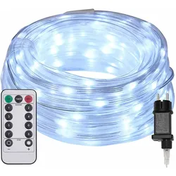 vidaXL Lichtseil mit 1200 LEDs Kaltweiß 50 m PVC