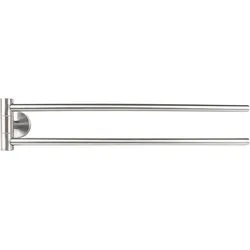 BADfabrik24 Edition One Wand-Handtuchhalter, 2 Arme, schwenkbar