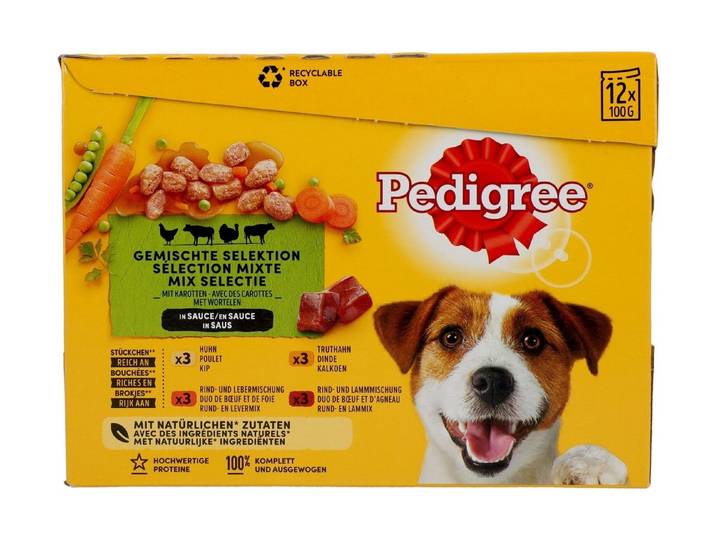 Pedigree Pouch Selection 12x100g