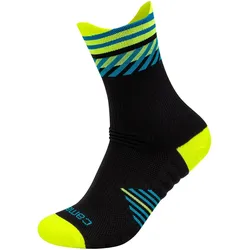 camano Performance Light Crew Trainingssocken 9997 - black yellow 39-42
