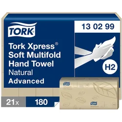 Tork Xpress® Handtücher Interfold weich Naturel 21X180f