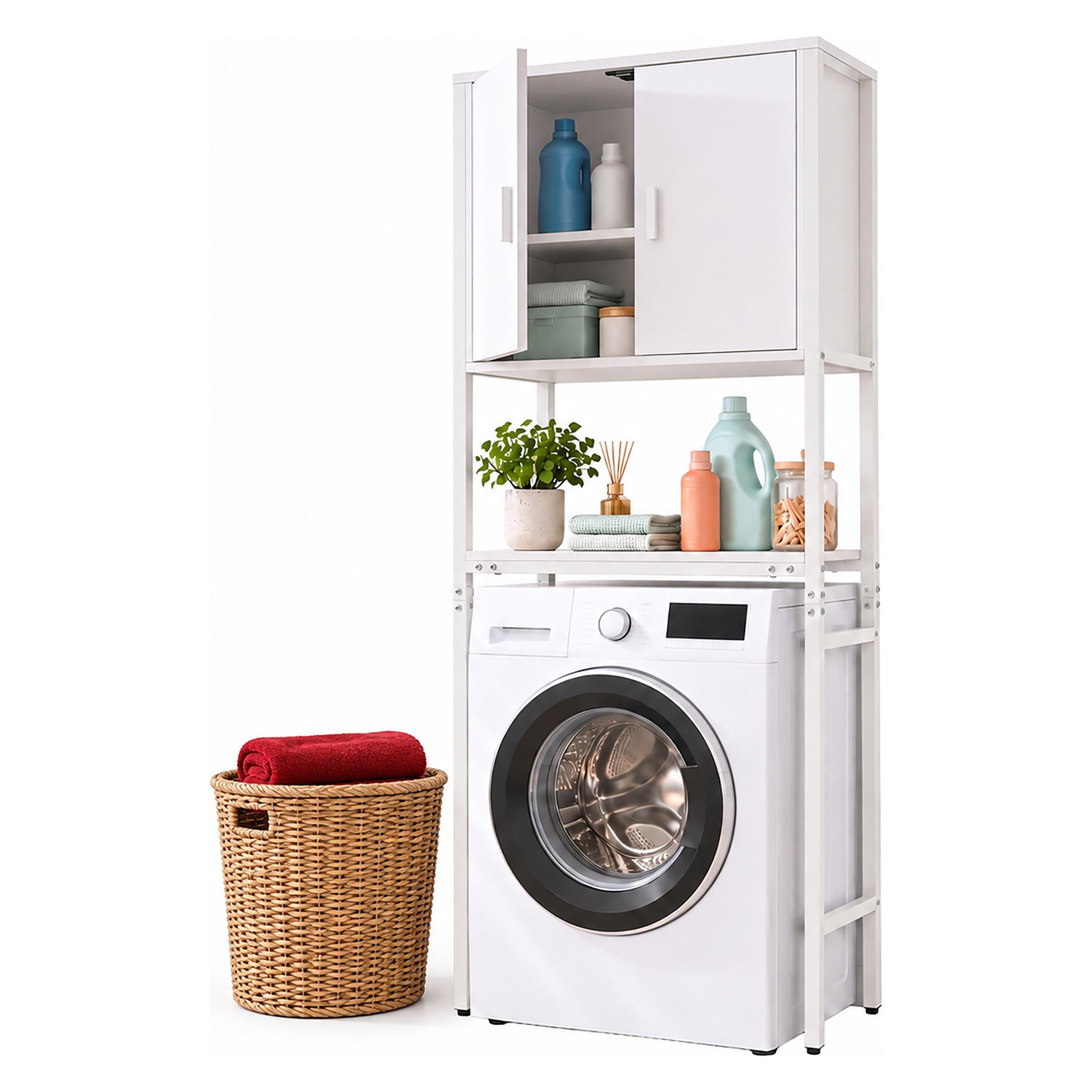 Relaxdays Waschmaschinenschrank (64 x 27 x 170 cm) (4052025810351)