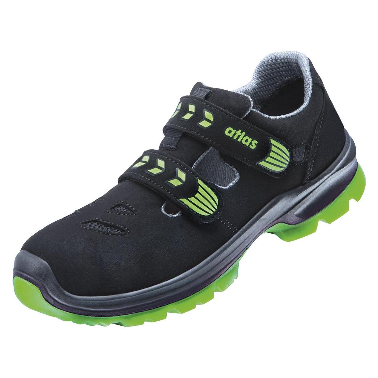 Atlas Herren S1 Sicherheitssandalen"SL 26 green" 2.0 schwarz Groesse 40 (S1, 40) (23200 S1 40)