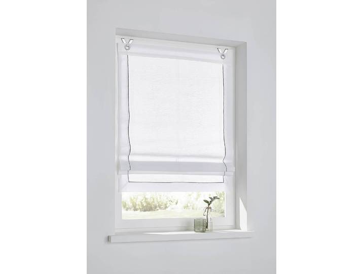 Store bateau Bente 45 x 140cm Blanc