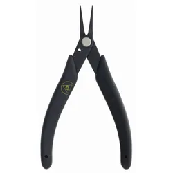 Xuron 450AS Tweezer Nose Pinzettzange mit ESD gerechten Griffen schwarz/schwarz - schwarz/schwarz