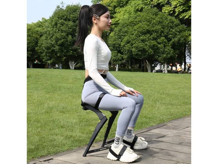 Exosquelette de siège invisible portable, siège sans chaise, réglable, ergonomique pour les jambes, léger