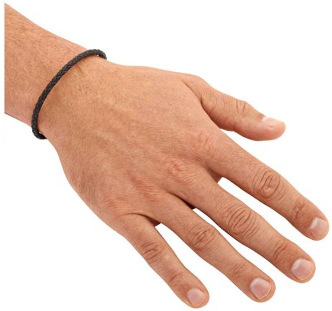 Unique Leder Armband 3,5 mm Edelstahlverschluss