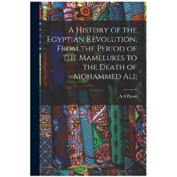 A History of the Egyptian Revolution, From the Period of the Mamelukes to the Death of Mohammed Ali, Sachbücher von Paton, A. A.